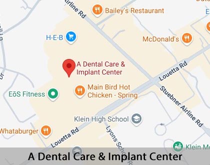 Map image for General Dentistry Services in Spring, TX